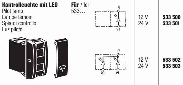 SWF 533503 SWF 533503 Controlelampje